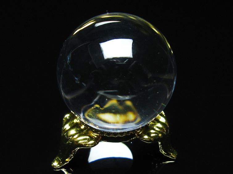 水晶 丸玉 30mm 一点物 141-7685