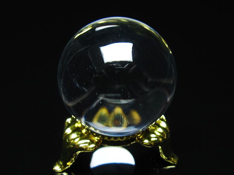 水晶 丸玉 30mm 一点物 141-7687