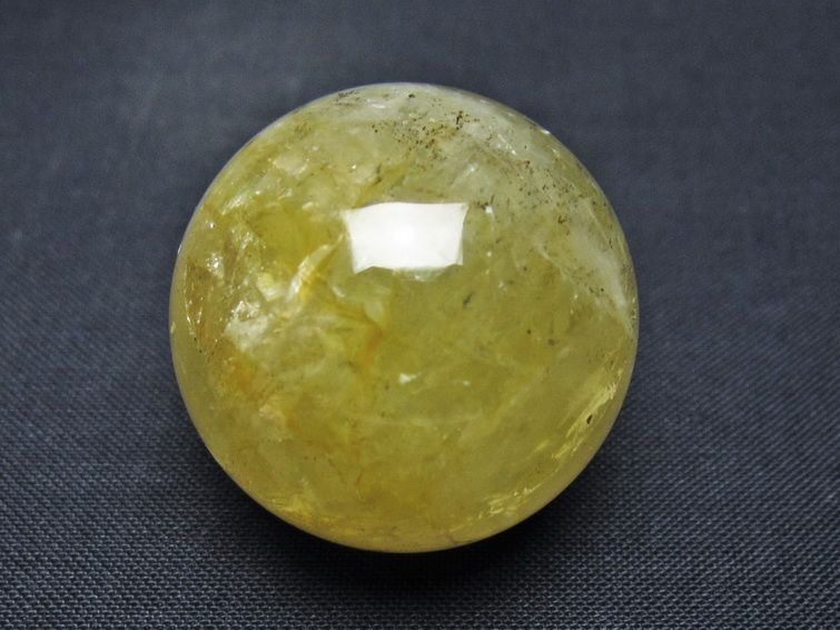 シトリン 丸玉 30mm シトリンクォーツ スフィア 一点物141-7699