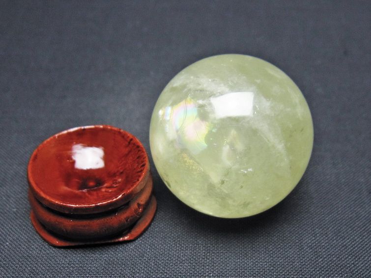 シトリン 丸玉 31mm シトリンクォーツ スフィア 一点物141-7703