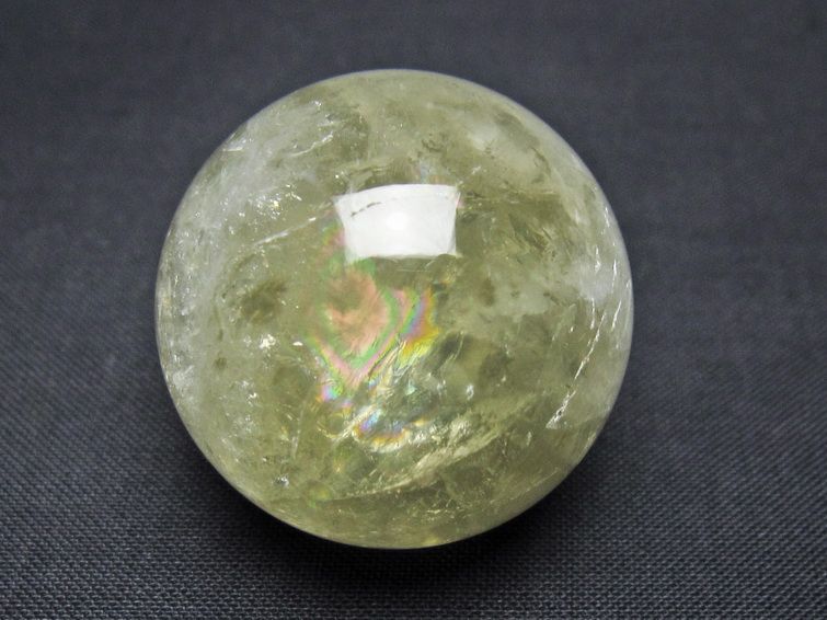 シトリン 丸玉 33mm シトリンクォーツ スフィア 一点物141-7716