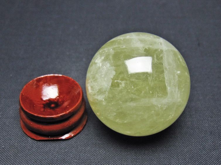 シトリン 丸玉 36mm シトリンクォーツ スフィア 一点物141-7729