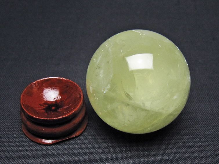 シトリン 丸玉 36mm シトリンクォーツ スフィア 一点物141-7730