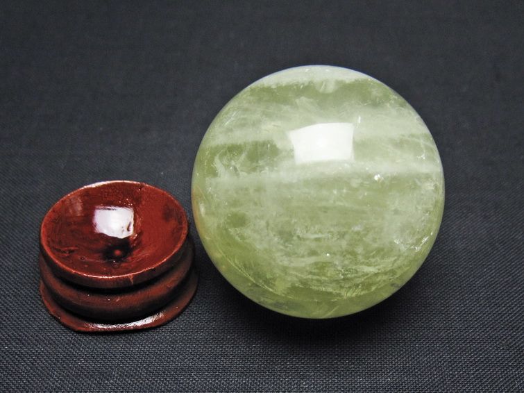 シトリン 丸玉 38mm シトリンクォーツ スフィア 一点物141-7738