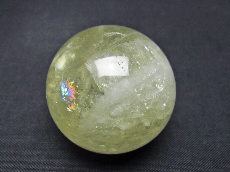 シトリン 丸玉 33mm シトリンクォーツ スフィア 一点物141-7772