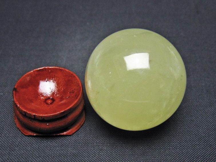 シトリン 丸玉 33mm シトリンクォーツ スフィア 一点物141-7779