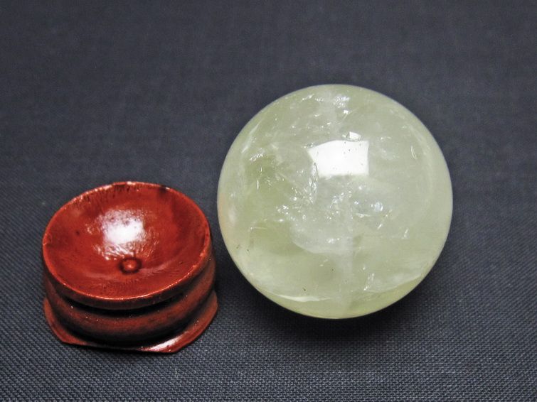 シトリン 丸玉 32mm シトリンクォーツ スフィア 一点物141-7797