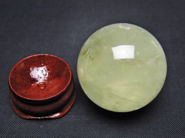 シトリン 丸玉 32mm シトリンクォーツ スフィア 一点物141-7803