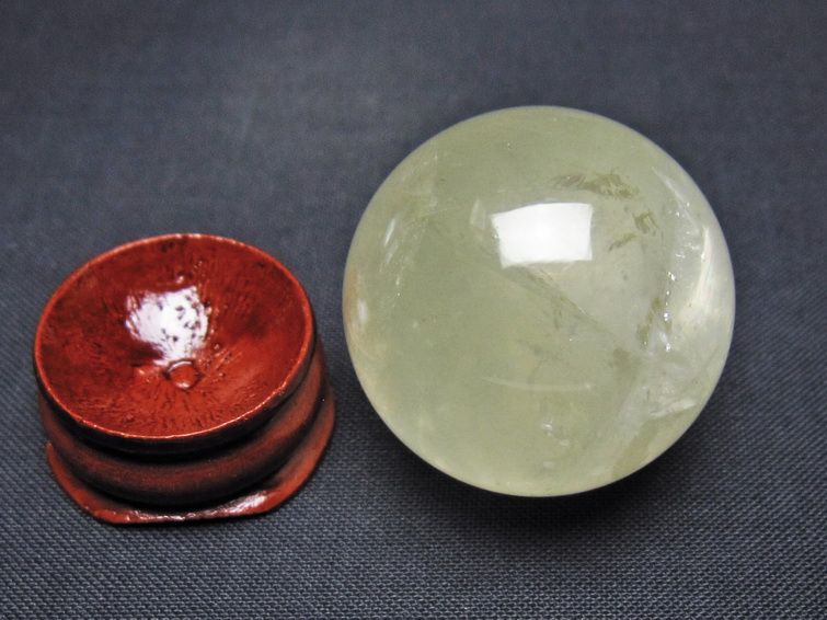 シトリン 丸玉 31mm シトリンクォーツ スフィア 一点物141-7804