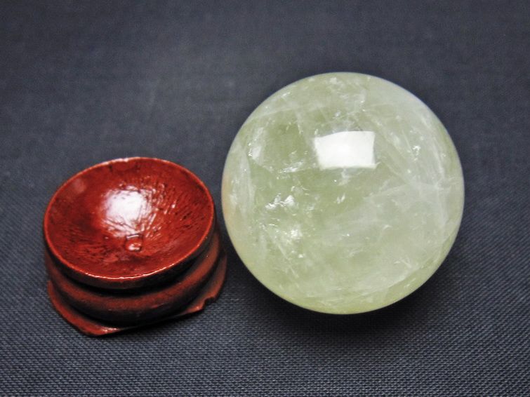 シトリン 丸玉 31mm シトリンクォーツ スフィア 一点物141-7806