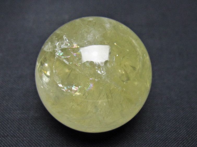 シトリン 丸玉 31mm シトリンクォーツ スフィア 一点物141-7809