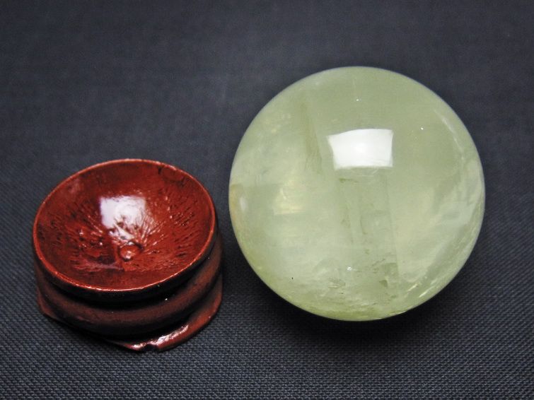 シトリン 丸玉 31mm シトリンクォーツ スフィア 一点物141-7810