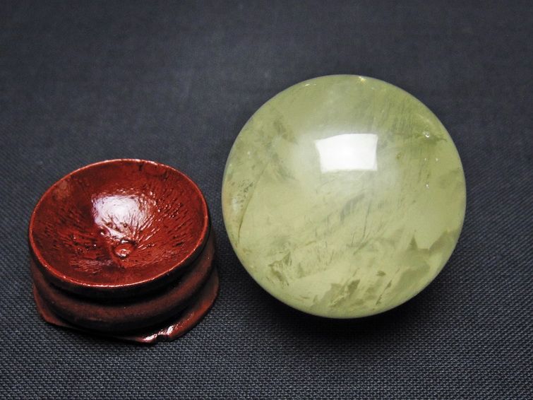 シトリン 丸玉 31mm シトリンクォーツ スフィア 一点物141-7813