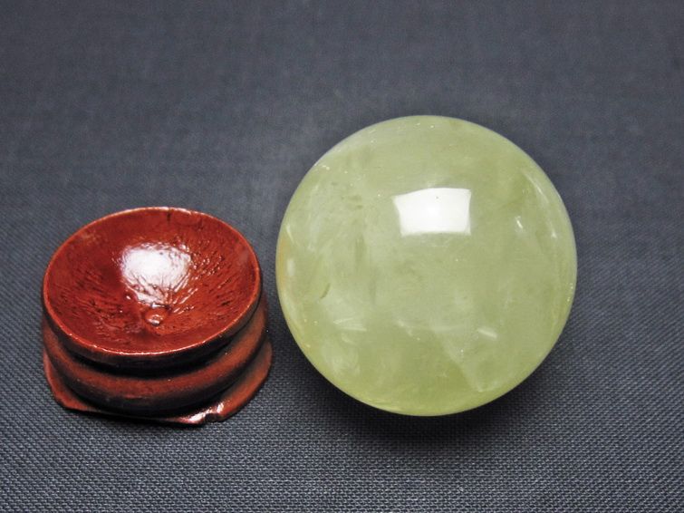シトリン 丸玉 31mm シトリンクォーツ スフィア 一点物141-7817