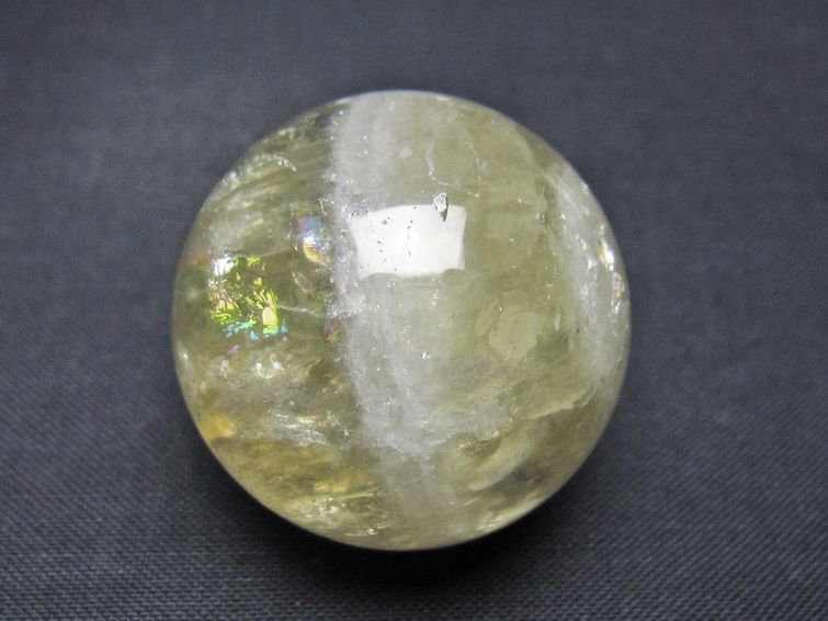シトリン 丸玉 31mm シトリンクォーツ スフィア 一点物141-7819
