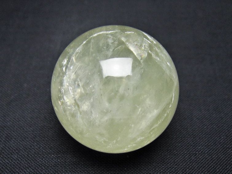 シトリン 丸玉 30mm シトリンクォーツ スフィア 置物 一点物 141-7828