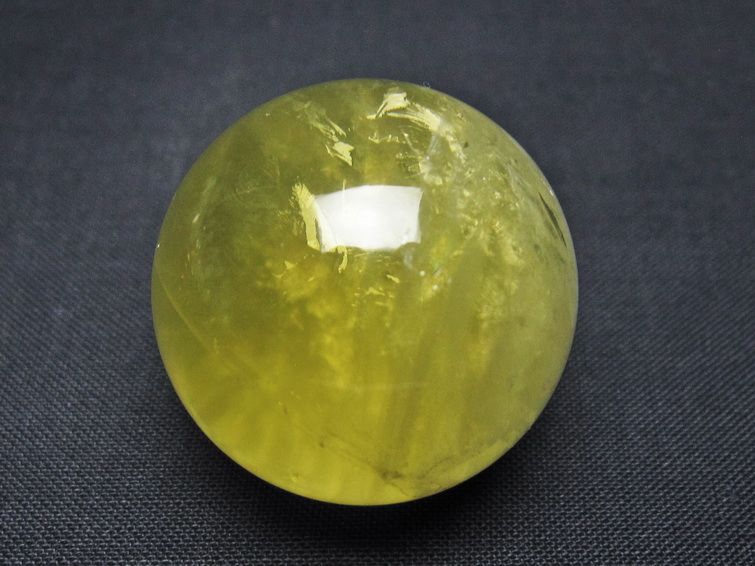 シトリン 丸玉 31mm シトリンクォーツ スフィア 置物 一点物 141-7831