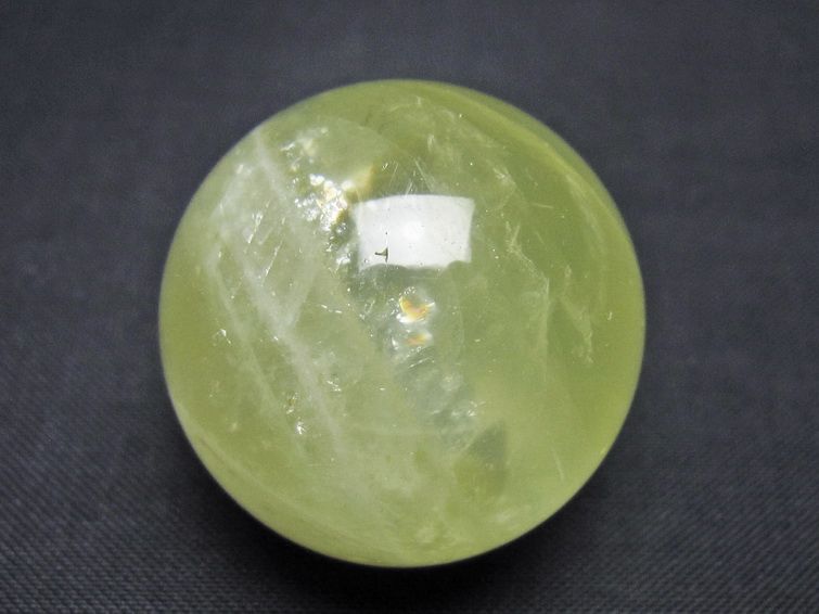 シトリン 丸玉 32mm シトリンクォーツ スフィア 置物 一点物 141-7840