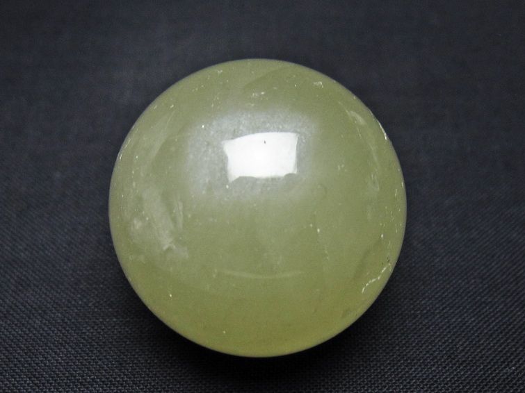 シトリン 丸玉 32mm シトリンクォーツ スフィア 置物 一点物 141-7852