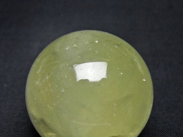シトリン 丸玉 34mm シトリンクォーツ スフィア 置物 一点物 141-7870