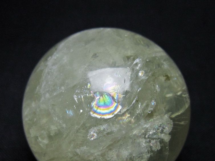 シトリン 丸玉 39mm シトリンクォーツ スフィア 置物 一点物 141-7910