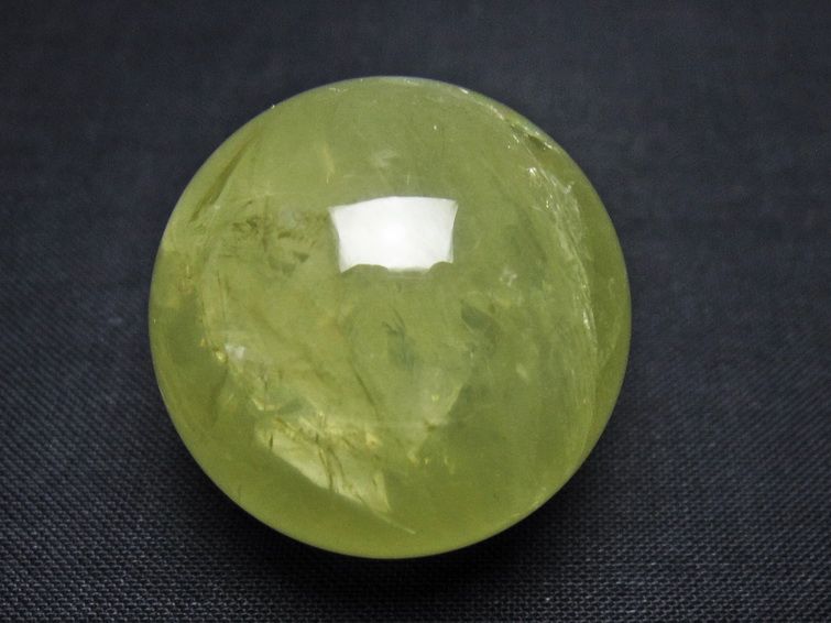 シトリン 丸玉 31mm シトリンクォーツ スフィア 置物 一点物 141-7949