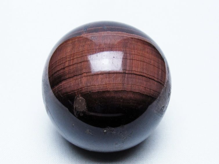 レッドタイガーアイ 丸玉 52mm タイガーアイ スフィア 置物 一点物 141-7962