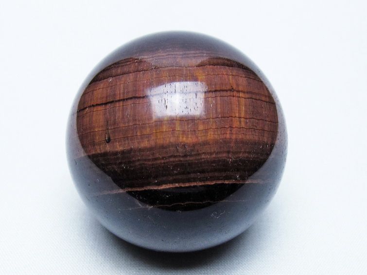 レッドタイガーアイ 丸玉 52mm タイガーアイ スフィア 置物 一点物 141-7963