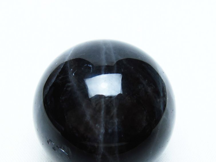 モリオン 丸玉 35mm 黒水晶 スフィア 置物 一点物 141-8023
