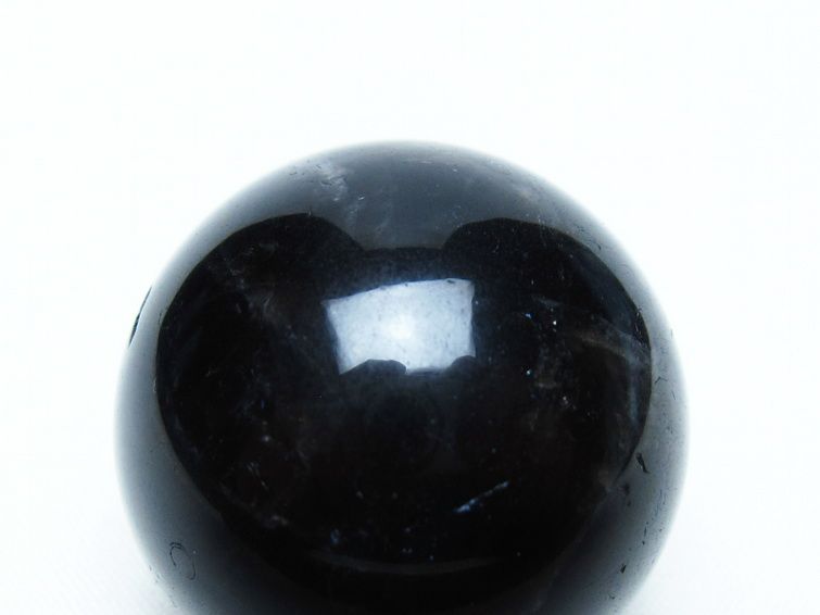モリオン 丸玉 35mm 黒水晶 スフィア 置物 一点物 141-8025