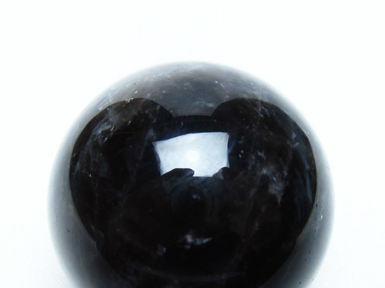 モリオン 丸玉 35mm 黒水晶 スフィア 置物 一点物 141-8031