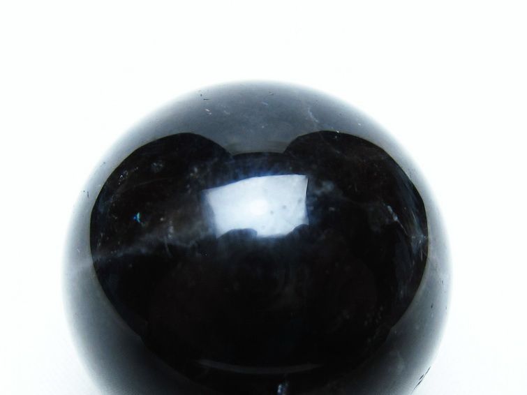モリオン 丸玉 35mm 黒水晶 スフィア 置物 一点物 141-8035