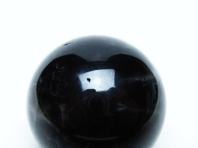 モリオン 丸玉 35mm 黒水晶 スフィア 置物 一点物 141-8038