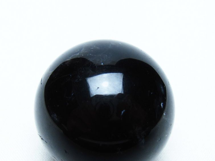 モリオン 丸玉 35mm 黒水晶 スフィア 置物 一点物 141-8048