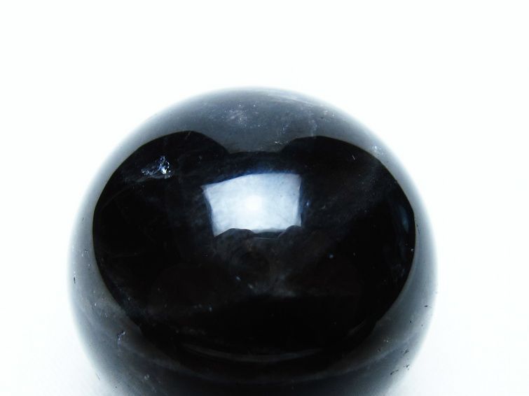 モリオン 丸玉 36mm 黒水晶 スフィア 置物 一点物 141-8051