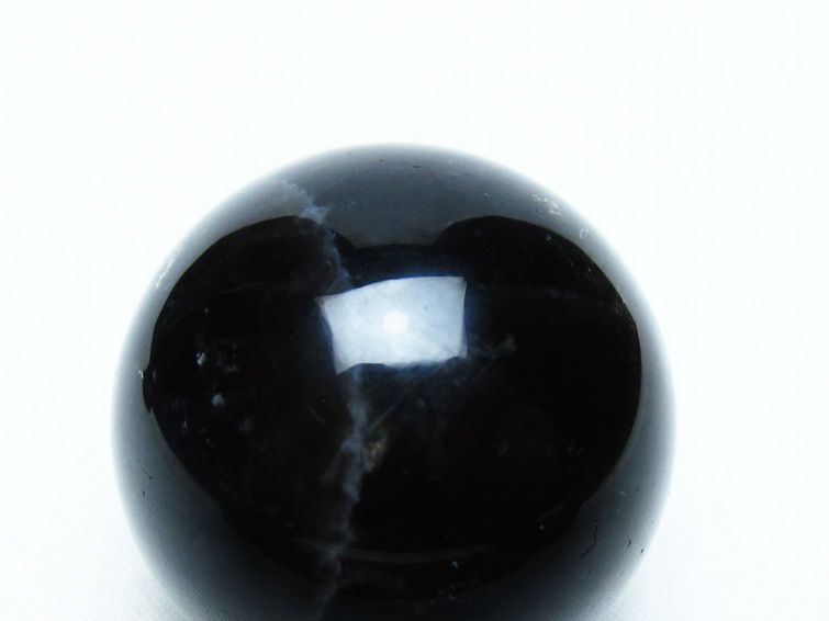 モリオン 丸玉 36mm 黒水晶 スフィア 置物 一点物 141-8057