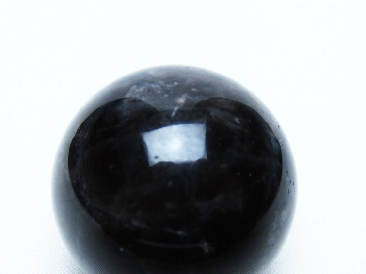 モリオン 丸玉 36mm 黒水晶 スフィア 置物 一点物 141-8061