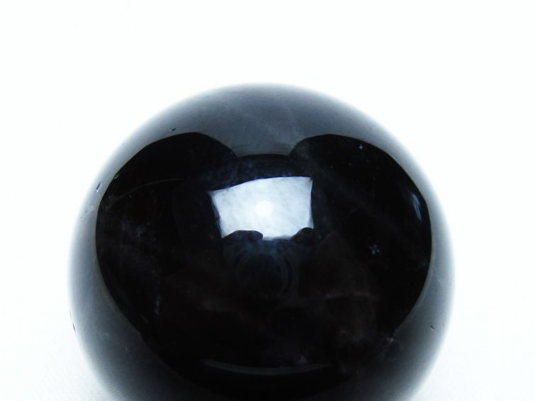 モリオン 丸玉 35mm 黒水晶 スフィア 置物 一点物 141-8100