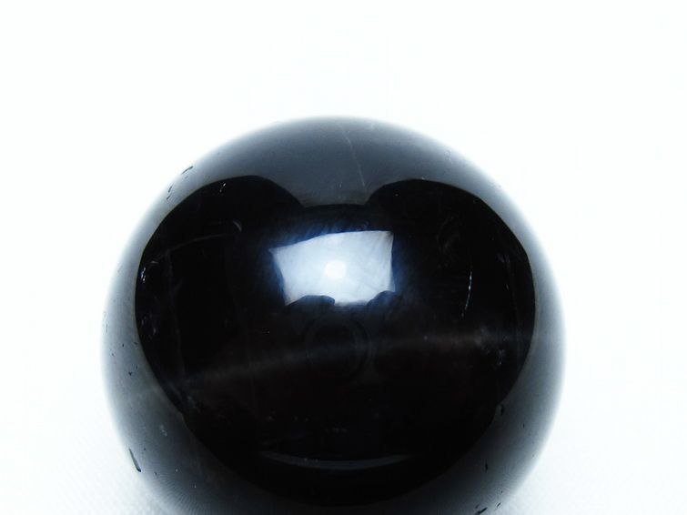 モリオン 丸玉 35mm 黒水晶 スフィア 置物 一点物 141-8103