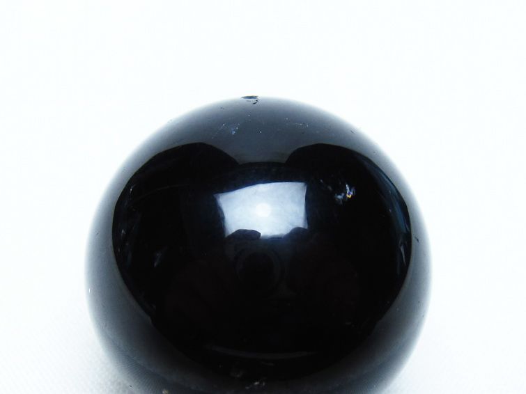 黒水晶 丸玉 34mm モリオン スフィア 置物 一点物 141-8126