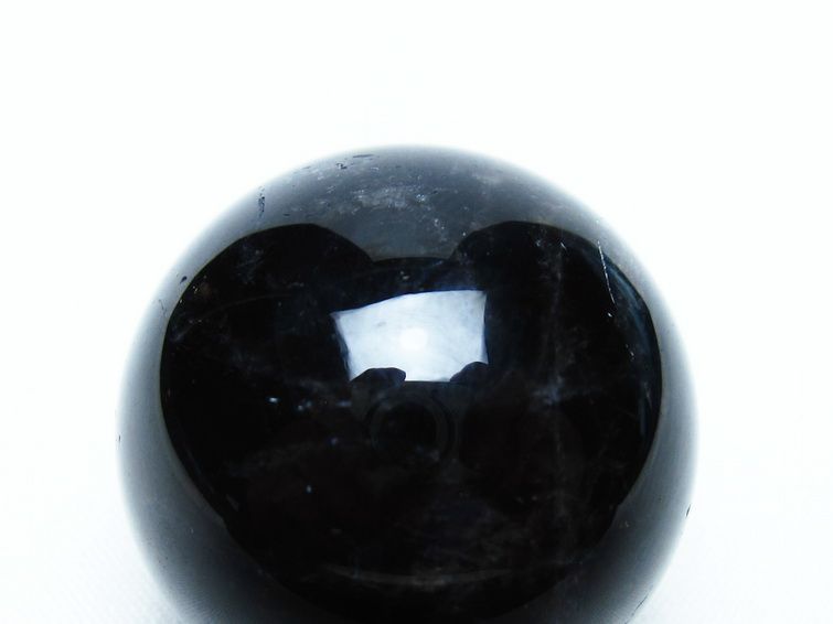 黒水晶 丸玉 34mm モリオン スフィア 置物 一点物 141-8130