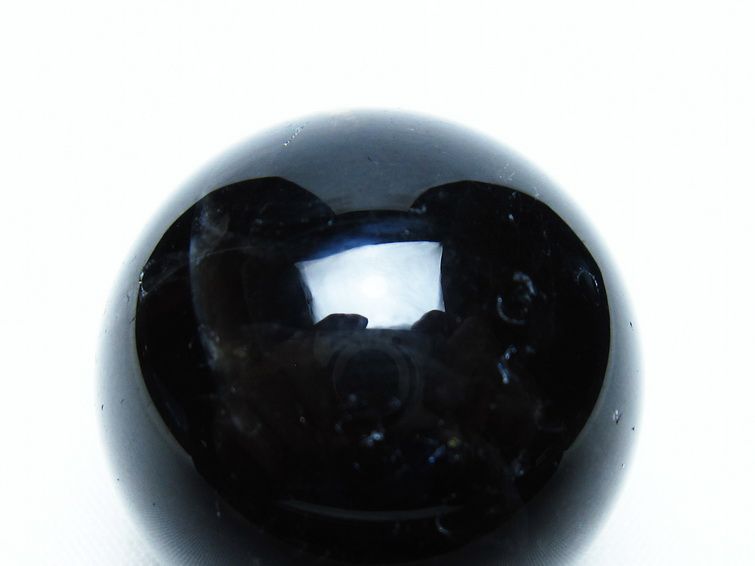 黒水晶 丸玉 34mm モリオン スフィア 置物 一点物 141-8146
