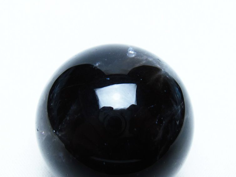 黒水晶 丸玉 34mm モリオン スフィア 置物 一点物 141-8152