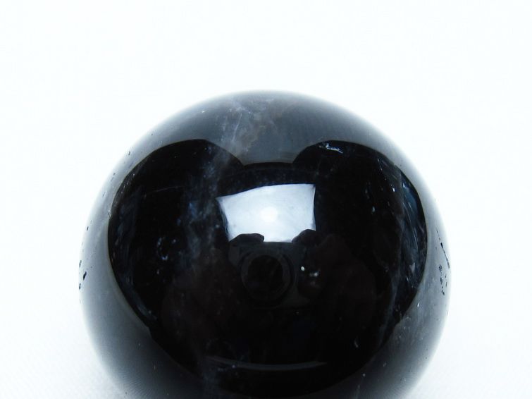 黒水晶 丸玉 34mm モリオン スフィア 置物 一点物 141-8163