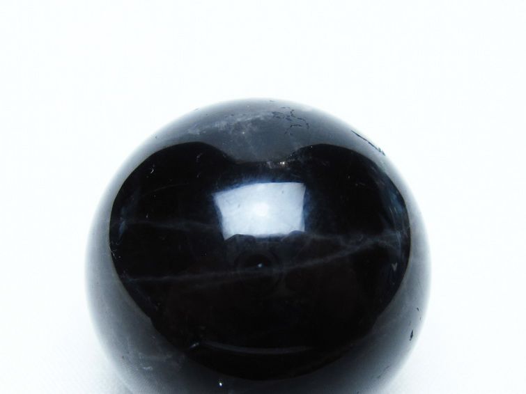 黒水晶 丸玉 36mm モリオン スフィア 置物 一点物 141-8167