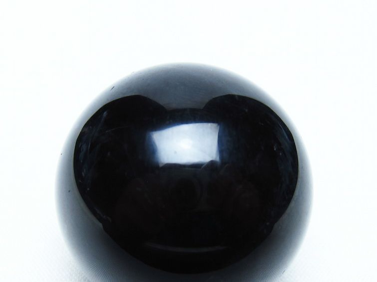 黒水晶 丸玉 36mm モリオン スフィア 置物 一点物 141-8171