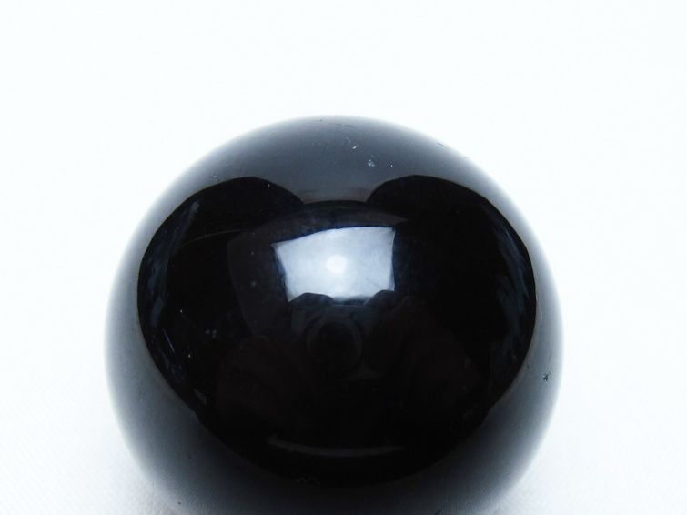 黒水晶 丸玉 36mm モリオン スフィア 置物 一点物 141-8173