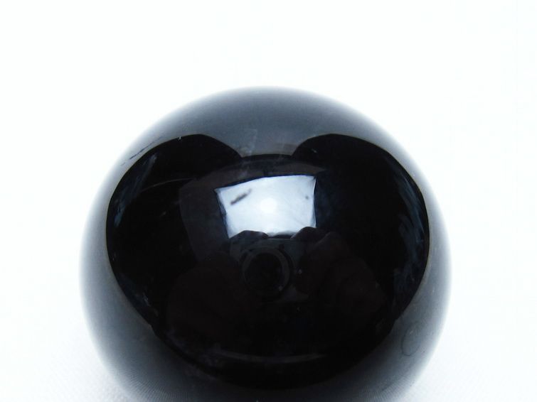 黒水晶 丸玉 36mm モリオン スフィア 置物 一点物 141-8174