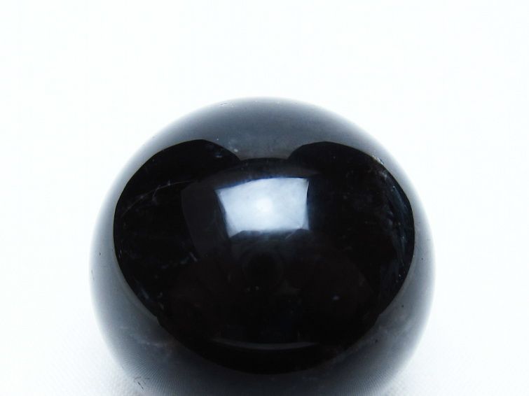 黒水晶 丸玉 36mm モリオン スフィア 置物 一点物 141-8181