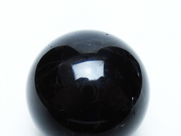 黒水晶 丸玉 35mm モリオン スフィア 置物 一点物 141-8193